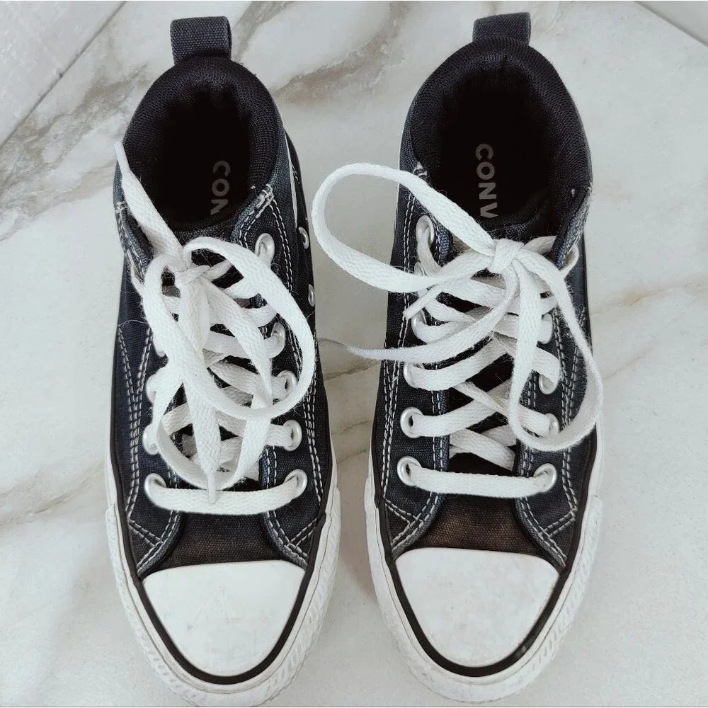 Converse Chuck Taylor All Star Malden Street Mid Sneakers, Sz 4